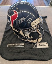 CJ Stroud Autographed Houston Texans Signed Full Size Authentic Helmet Fanatics