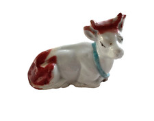 Antique Staffordshire Cow Ceramic c1900's  Hand Painted Antique