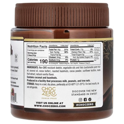 Dark Cocoa Hazelnut Spread, 12 oz (340 g) | eBay