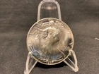 1987 Silver American Eagle Coin .999 Fine Silver BU w Original Sleeve Toned