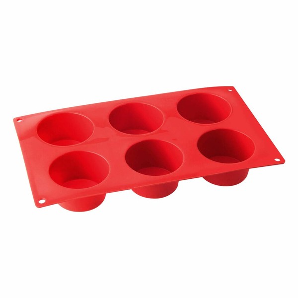 Dr. Oetker Muffinform 6 Cups Backform Muffin Kuchen Form Platinsilikon 1266-image