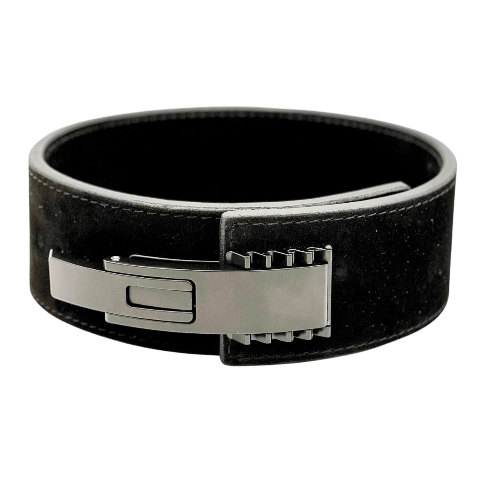 Pioneer 10mm Lever Powerlifting Belt PAL V2 _ Double Black Suede