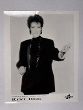 Photographie Originale Noir Et Blanc De Kiki Dee Tirage Promotionnel Circa 1987