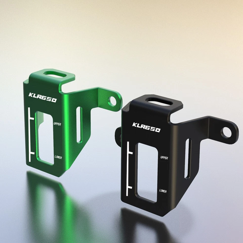 Rear Brake Fluid Reservoir Guard Protector Cap Cover Fits Kawasaki KLR650 08-18 - Image 2 of 4