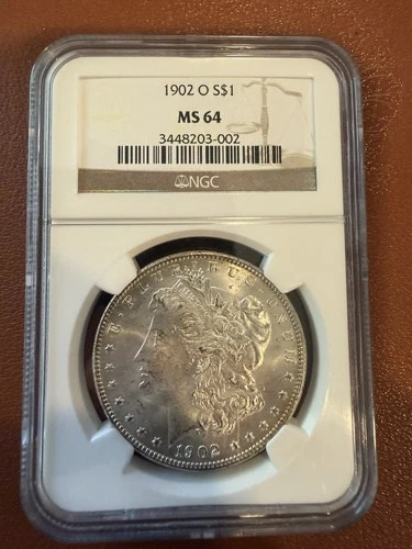 1902-O Morgan Dollar NGC MS64 Silver New Orleans MS-64
