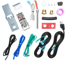 RV Electric Water Hybrid Heater Kits, Converts RV LP Gas Water Heater to 120V El