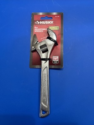 Husky 8-in Adjustable Wrench 857 369 G132939-1C by 83C