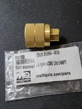 Multiquip Genuine Part R151260 Quick disconnect -1 1/4in ACME LHx1/4NPT