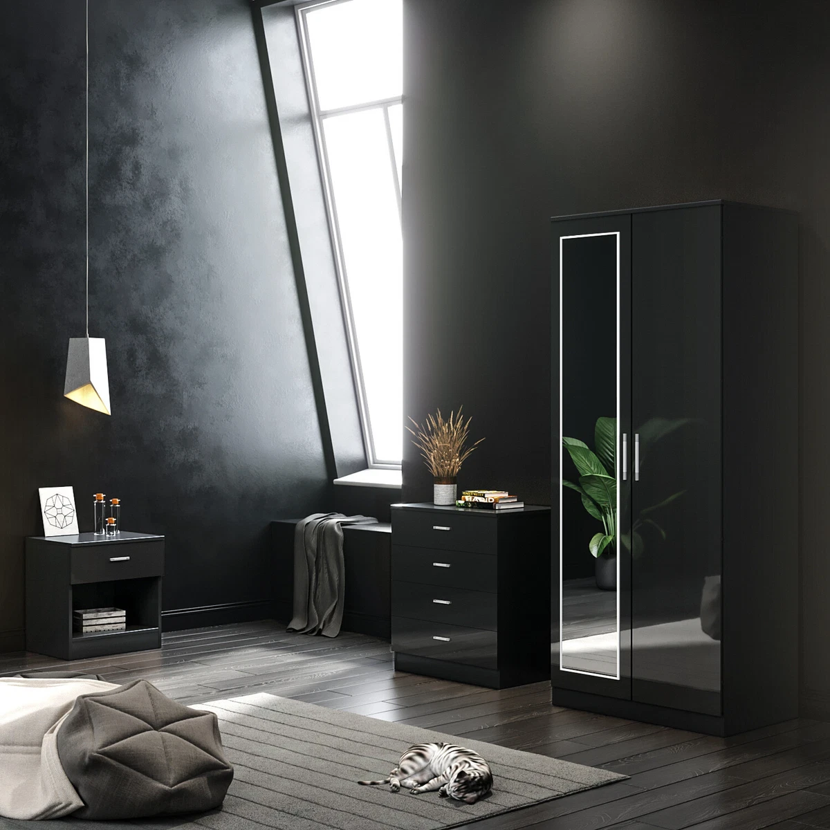 All mirror bedroom set deals
