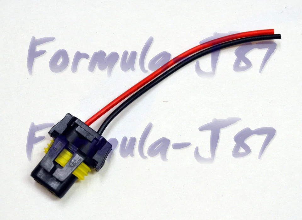 Wire Pigtail Female P H10 9145 Fog Light Two Harness Bulb Replace Socket Lamp - Image 2 of 4