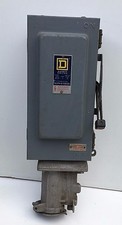Square D HU362AWC Safety Switch 60A 600V w/4-Pin Pin&Sleeve Interlock Receptacle
