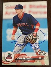 Brett Netzer Auto Signed 2018 Topps Pro Debut Jumbo 5x7 03/49 In Person