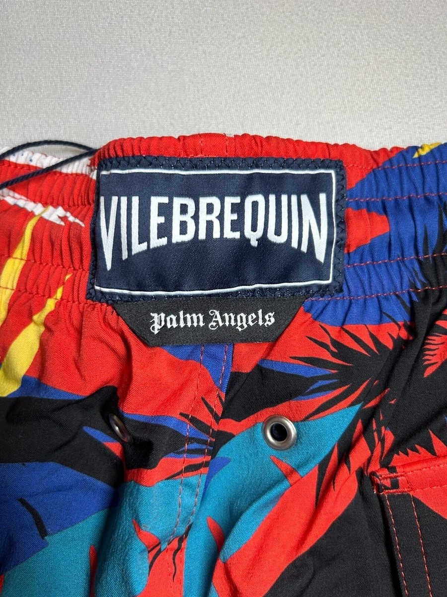 NWT* Vilebrequin x Palm Angels Hawaiian-print Swimming Shorts