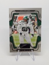 Jermaine Johnson II 2022 Panini Playbook Purple SP RC #175 Jets