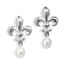 LILIEN OHRSTECKER HEARTBREAKER By DRACHENFELS 925er Silber Lilie LDFL21