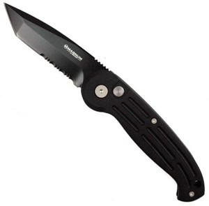 Boker Magnum Tanto Knife, AUS-8 Black Combo Blade* GREAT GIFT ** BO18