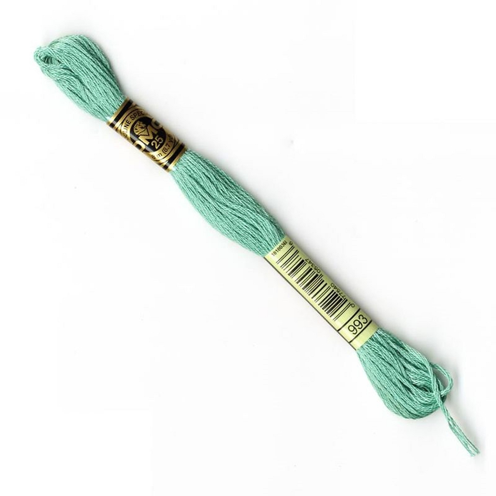 DMC 8 METER STRANDED COTTON CROSS STITCH THREAD DMC 993 Very Lt Aquamarine