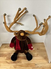 Dan Dee Christmas Reindeer Animated Plush Jingle Bells Musical Stuffed Animal
