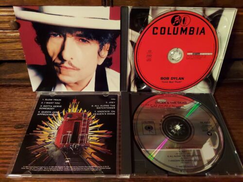 Bob Dylan 2003 Import "Love & Theft" + 1989 DYLAN & THE DEAD 2-CDs Columbia Lot - Picture 1 of 10