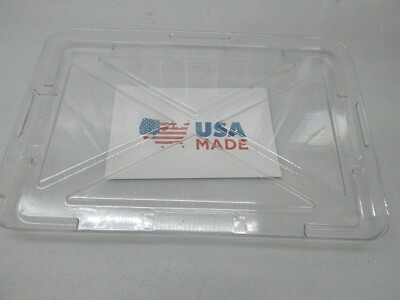 AKRO-MILS Industrial Grade Polymer Lid for Grid Container 15105 fit 105 Clear 