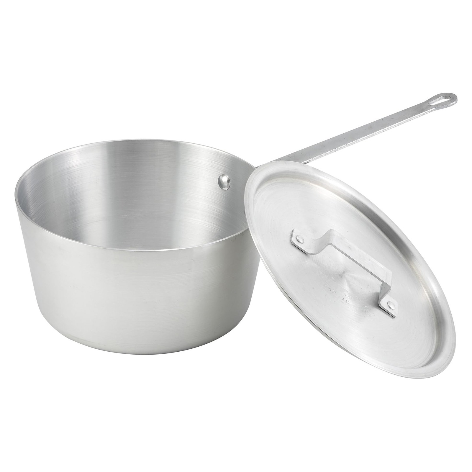 Heavyduty Aluminum Tapered Sauce Pan 3mm 3.75 Quart