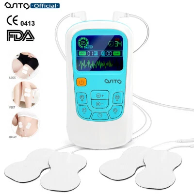 OSITO TENS EMS Reizstromgerät Massagegerät Schmerzlinderung von Rücken, Nacken, Bein