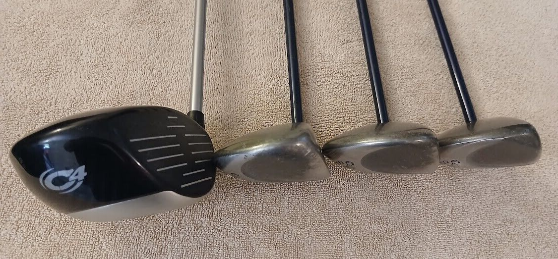 TZ GOLF - Callaway Big Bertha C4 10* Driver, Steelhead 5, 7, 11