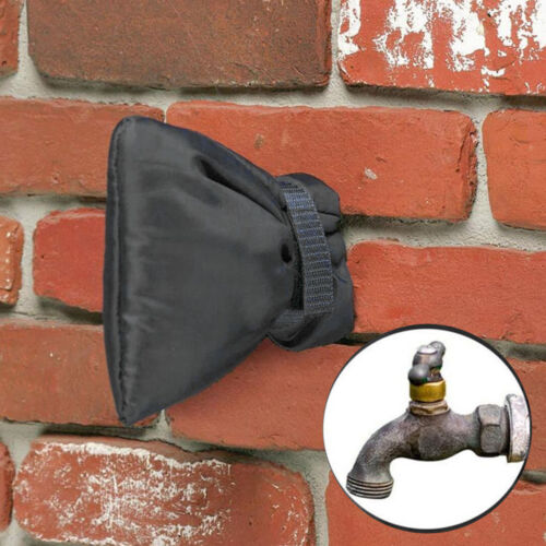 (Black 15x21cm Hook&Loop)Outdoor Faucet Frost Protection Cover Waterproof☜ - Bild 1 von 12