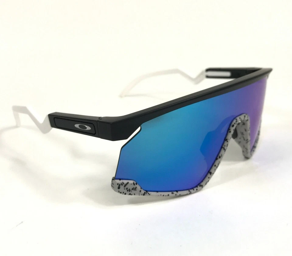 Gafas de sol Oakley BXTR OO9280-0339 mate negro blanco gris lentes Prizm zafiro Foto 3 de 4
