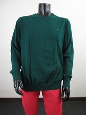 Mens XXL Tommy Hilfiger D7 Sweater Cotton Long Sleeve L/S Shirt 78D9004 Green
