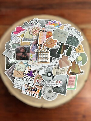   50 Taylor Swift-Design Aufkleber Sticker für z.B. Laptop Handy Skateboard 