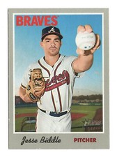 2019 Topps Heritage 48 Jesse Biddle Atlanta Braves Card