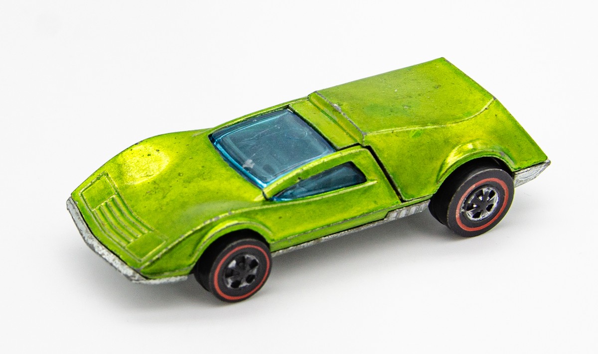 Vintage Hot Wheels Redline Tri Baby Light Apple Green HK Amazing