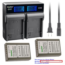 Kastar Battery LCD Rapid Charger for Olympus BLN-1 Olympus OM-D E-M5 Mark II