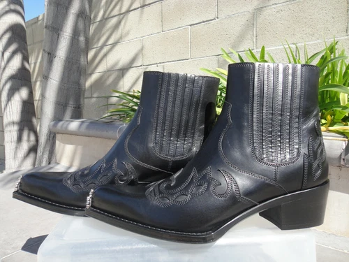 Calvin Klein 205W39NYC CAL CALVETA J09176 Baby Calf Boots, EUR38 1/2, US8-8 1/2 