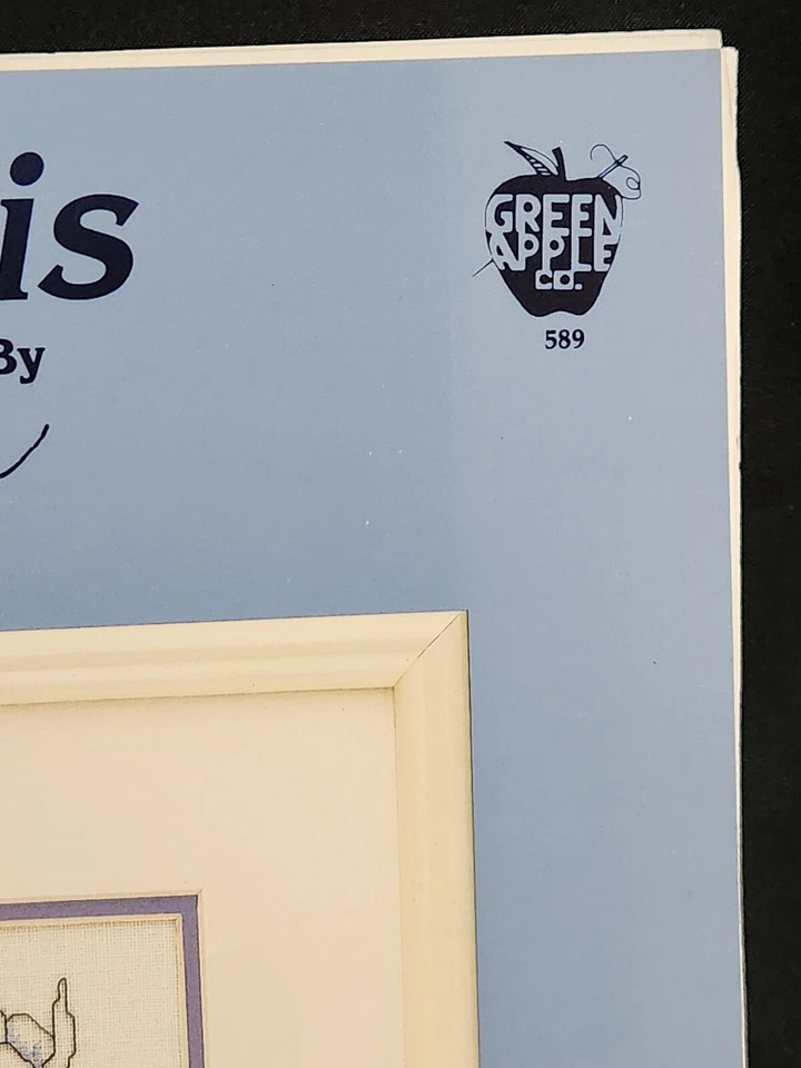 "Dutch Iris" - from original art by Janet Powers - Green Apple Co. pattern #589 - Image 3 of 4