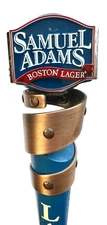 SAM ADAMS - BOSTON LAGER - COPPER RIBBON - BEER TAP HANDLE (Samuel)