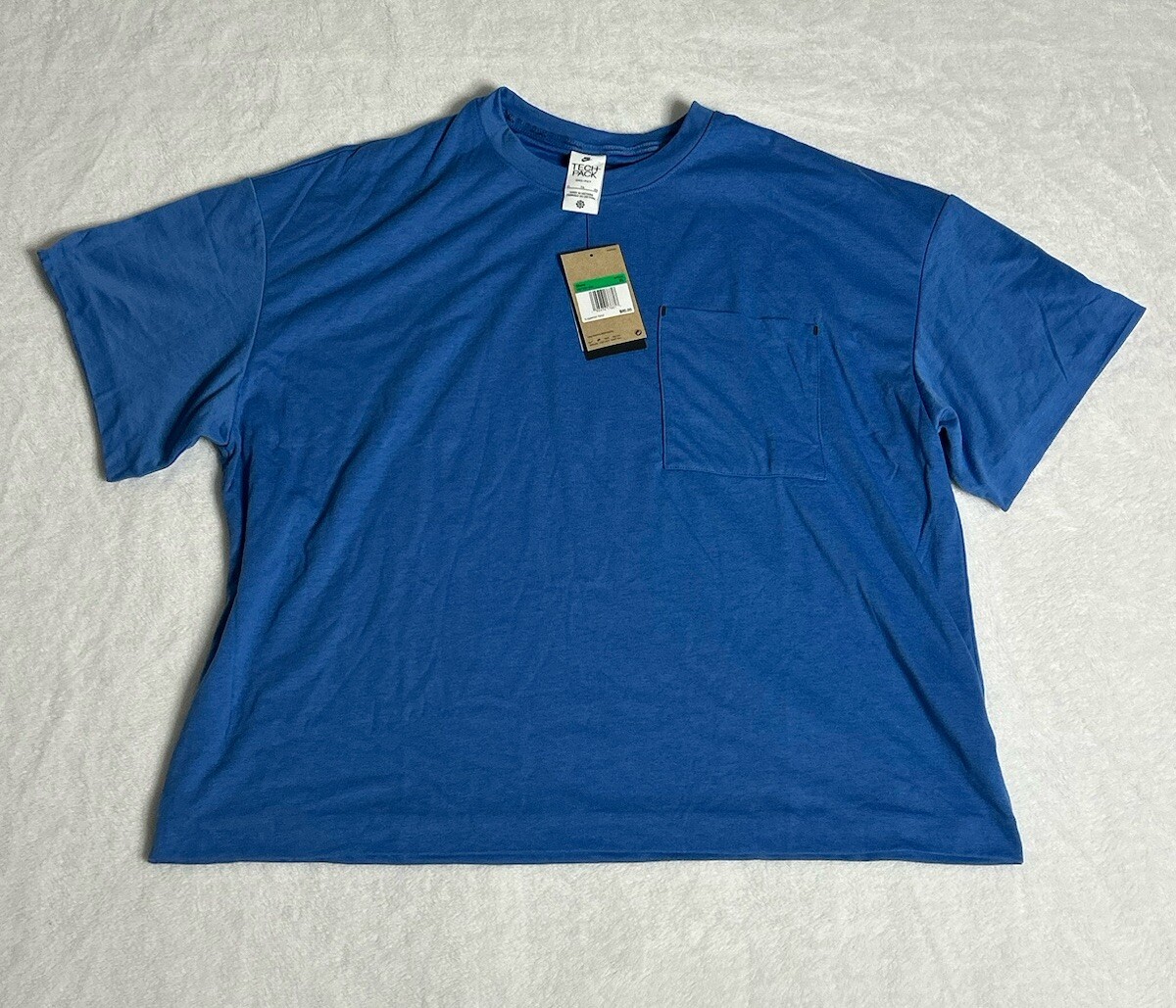 Nike Sportswear Tech Pack Dri-Fit Pocket T-Shirt Blue FB7392-402 Mens Size XL