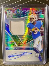 2021 Spectra Josh Palmer Rookie Aspiring Celestial Prizm Jersey Patch Auto /75