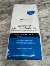 Mainstays Waterproof Mattress Protector Twin NEW
