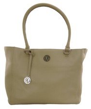 DKNY Brown Tote Bag Medium Shoulder Handbag Womens Sandstone Leather RRP £325