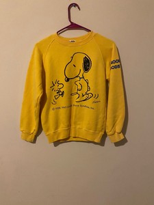 Snoopy And Woodstock Familiar Snoopy Trainer Yellow 150 Ebay