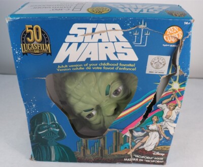 Ben Cooper Star Wars Vacuform Mask Yoda New Box Damage 