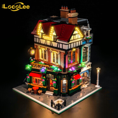 LocoLee LED Licht Kit für LEGO Icons 10350 Eckhaus im Tudorstil Licht Set