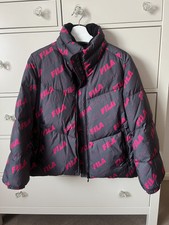 Korea Fila Monogram Women Down Jacket Winter Outdoor
