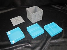 Hellraiser Puzzle Box Jewelry Box Silver Silk Finish 1:1 Scale