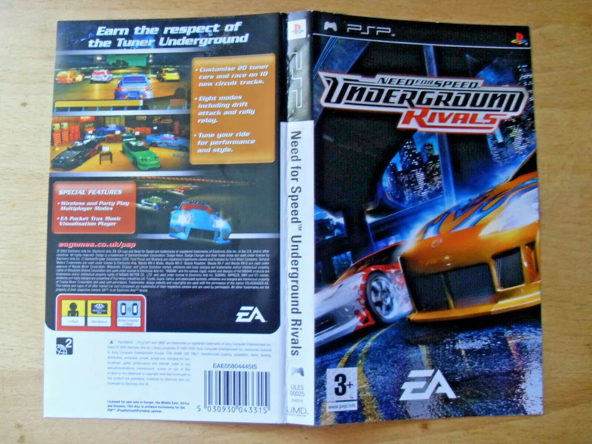 Need for Speed: Underground Rivals - Sony PSP