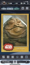 Topps Star Wars Digital Card Trader Tier 9 - Gold Jabba S4 Base - 100 cc