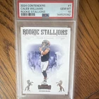 Panini Contenders 2024 Rookie Stallions Caleb Williams #1 Bears RC PSA 10