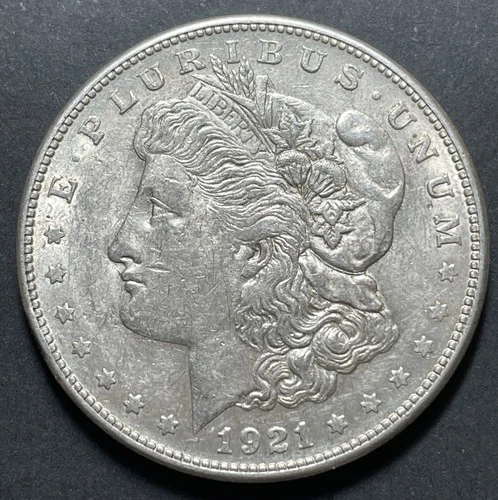 1921 S $1 Morgan Silver One Dollar San Francisco EF+